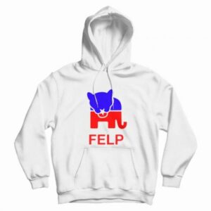 Face eating Leopard Party Logo Hoodie 3