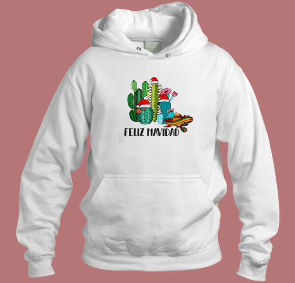 Feliz Navidad Mexican Christmas Hoodie Style