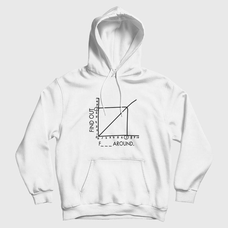 Fuck Around and Find Out Math Graph Graphic Hoodie Fuck Around and Find Out Math Graph Graphic Hoodie