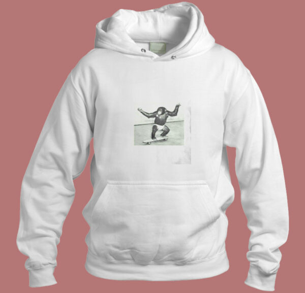 Funny Monkey Skating Aesthetic Hoodie Style