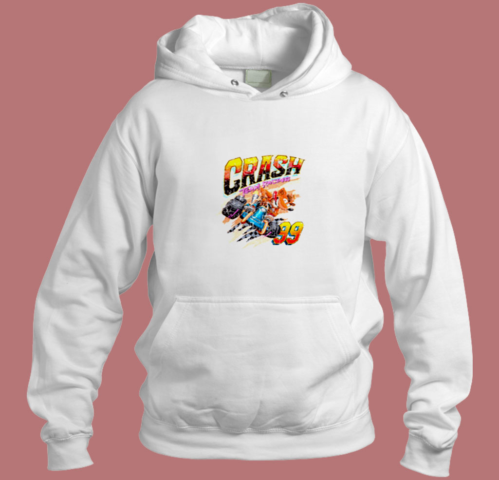 Funny Vintage Crash Team Racing Aesthetic Hoodie Style Funny Vintage Crash Team Racing Aesthetic Hoodie Style