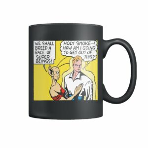 Funny vintage comic book alien we shall breed a race of super beings mug