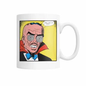 Funny vintage comic pop art Gaze into my eyes mug
