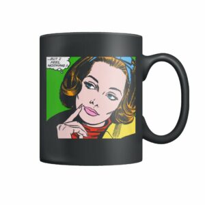 Funny vintage comic pop art design mug But I feel nothing