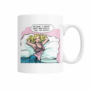 Funny vintage comic pop art design mug Ho-hum