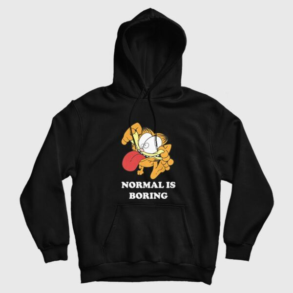 Garfield Normal Is Boring Hoodie