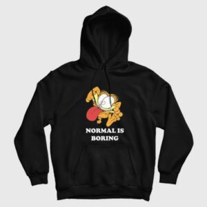 Garfield Normal Is Boring Hoodie 3