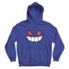 Gengar Face Funny Hoodie