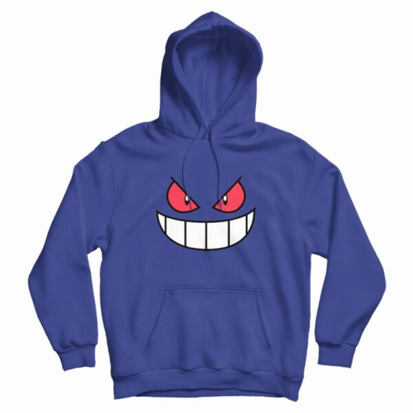 Gengar Face Funny Hoodie