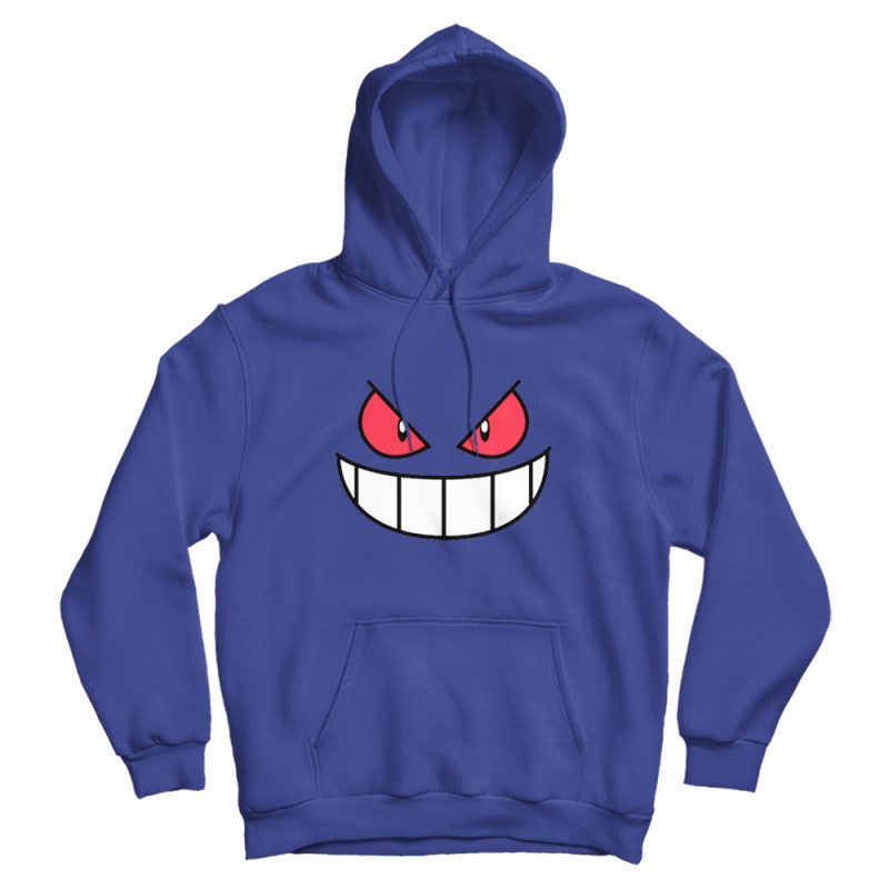 Gengar Face Funny Hoodie Gengar Face Funny Hoodie