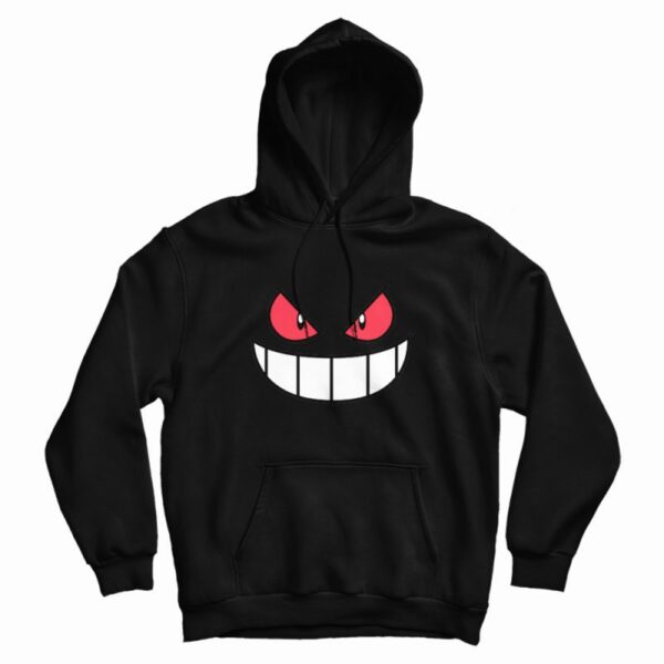 Gengar Face Funny Hoodie