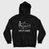 Get in Loser Funny Sarcastic Coffin Skeleton Hoodie