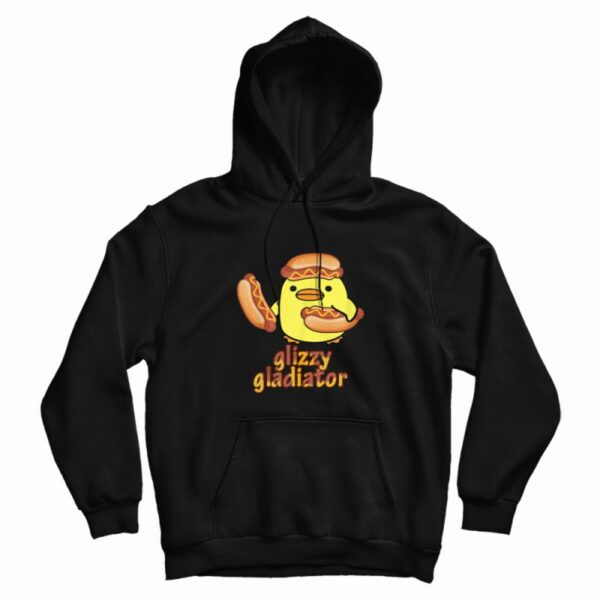 Glizzy Gladiator Duck Hotdog Funny Hoodie