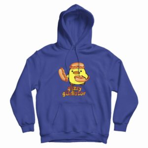 Glizzy Gladiator Duck Hotdog Funny Hoodie 3