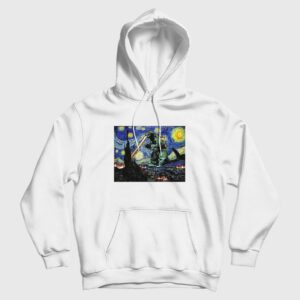 Godzilla Vincent Van Gogh Starry Night Hoodie