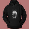 Gothic Skull Moon Phases 80s Hoodie