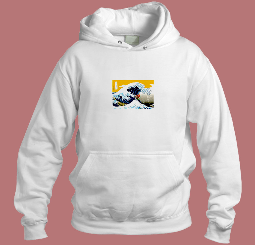 Great Wave Off Kanagawa Parody Aesthetic Hoodie Style Great Wave Off Kanagawa Parody Aesthetic Hoodie Style