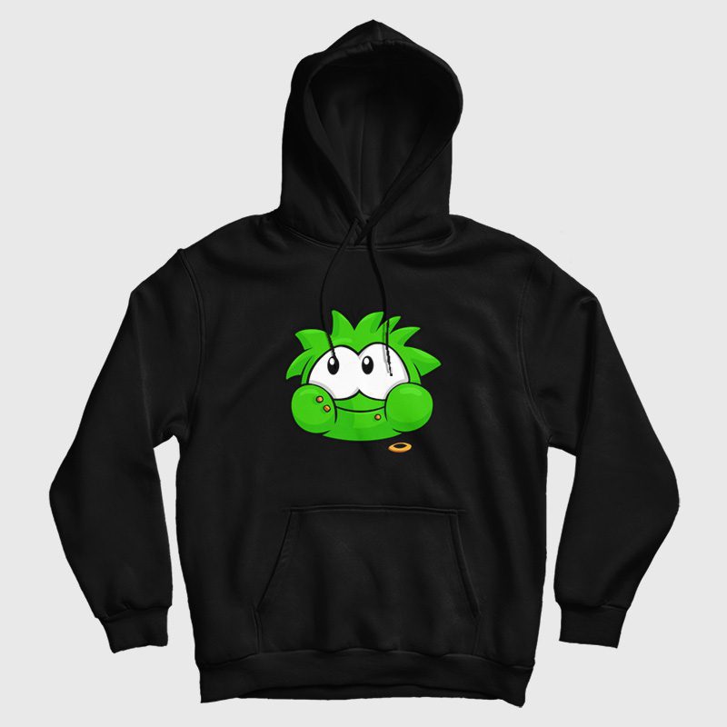 Green Puffles Club Penguin Hoodie Green Puffles Club Penguin Hoodie