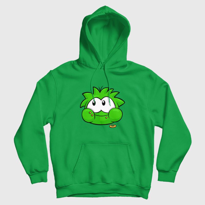 Green Puffles Club Penguin Hoodie Green Puffles Club Penguin Hoodie