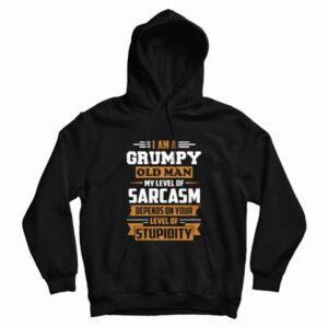 Grumpy Old Man Vintage Hoodie
