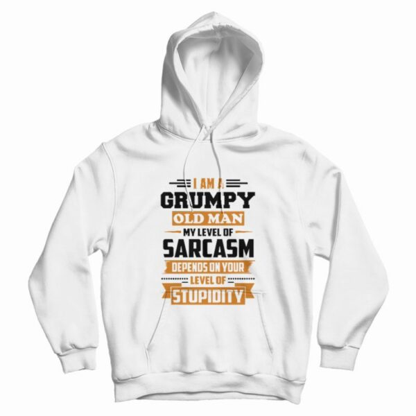 Grumpy Old Man Vintage Hoodie