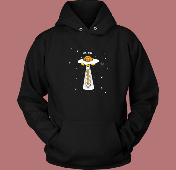 Gudetama Spaced Out Kawaii Hoodie Style