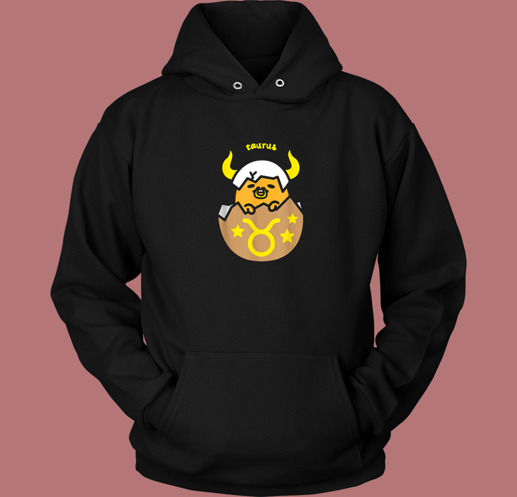 Gudetama Zodiac Taurus Kawaii Hoodie Style Gudetama Zodiac Taurus Kawaii Hoodie Style