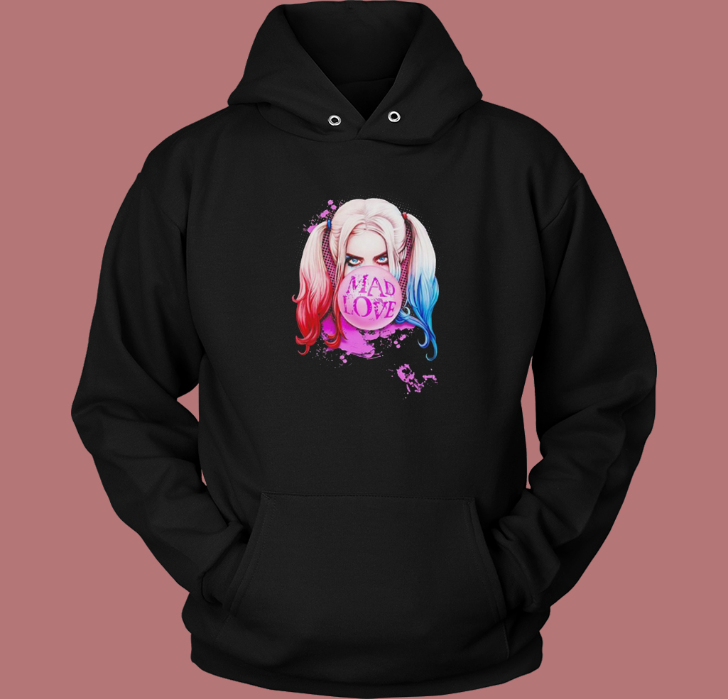 Harley Quinn Mad Love Hoodie Style Harley Quinn Mad Love Hoodie Style