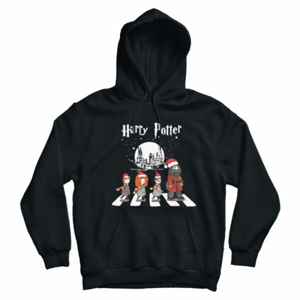 Harry Potter Santa Claus Abbey Road Christmas Hoodie