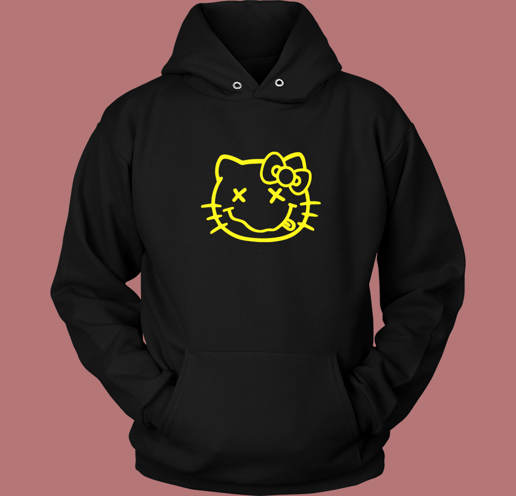 Hello Kitty Nirvana Logo Hoodie Style Hello Kitty Nirvana Logo Hoodie Style