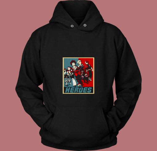 Heroes Propaganda 80s Hoodie Heroes Propaganda 80s Hoodie