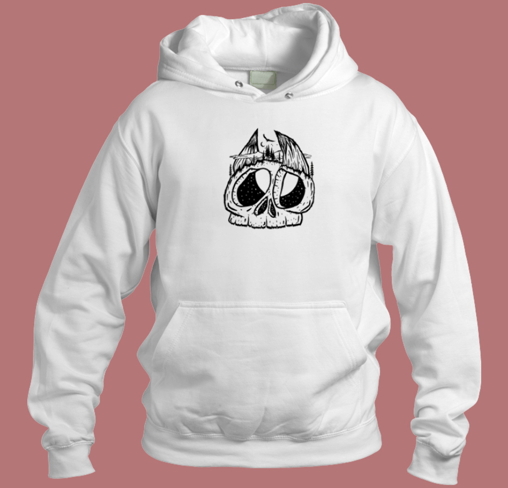 Horns Skull Psycho Hoodie Style Horns Skull Psycho Hoodie Style