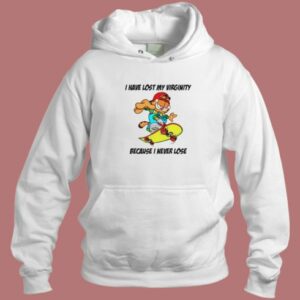 I Have Lost My Virginity Garfield Hoodie Style