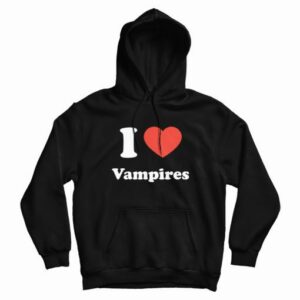 I Love Vampires Hoodie 3