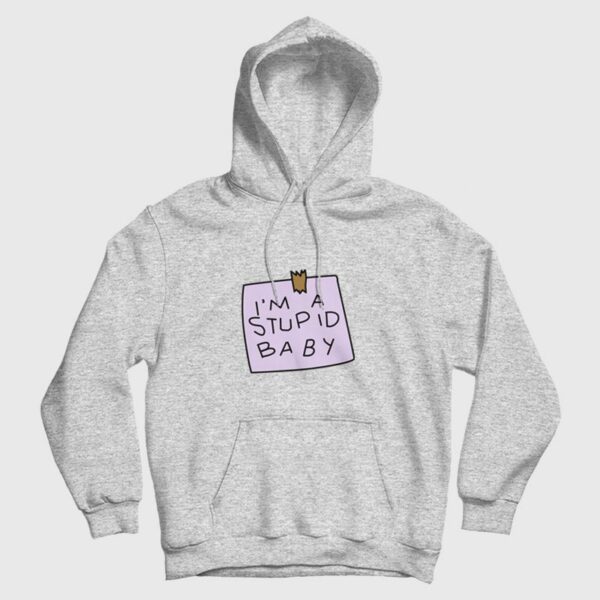 I’m A Stupid Baby Hoodie Simpsons