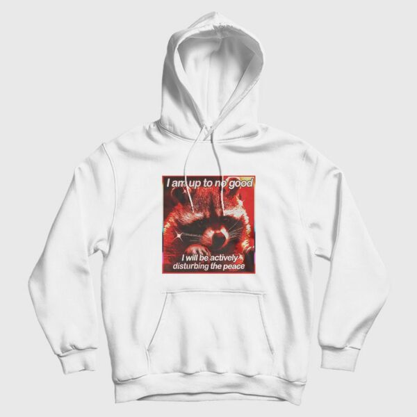 I’m Up To No Good I Will Be Actively Disturbing The Peace Hoodie