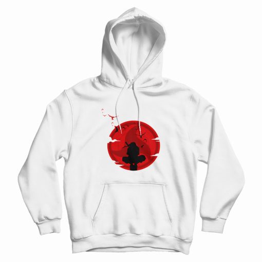 Itachi Uchiha Silhouette Sharingan Eyes Hoodie Itachi Uchiha Silhouette Sharingan Eyes Hoodie