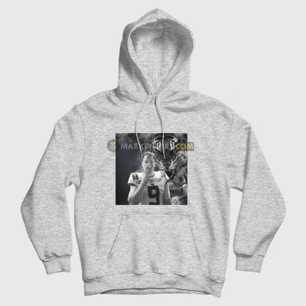 Joe Burrow Smoking Cigar Bengals Hoodie