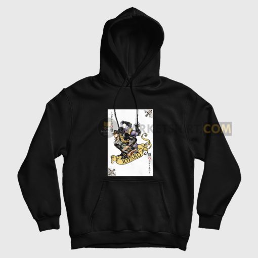 Jotaro Kujo Card Hoodie Joker JoJo's Bizarre Jotaro Kujo Card Hoodie Joker JoJo's Bizarre