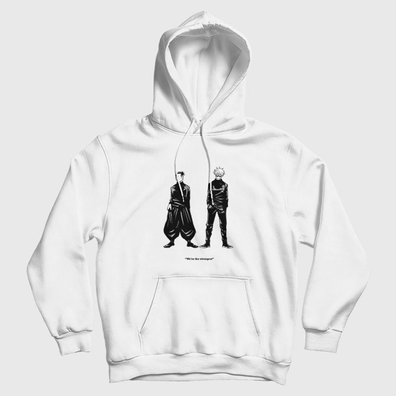 Jujutsu Kaisen Geto and Gojo We're The Strongest Hoodie Jujutsu Kaisen Geto and Gojo We're The Strongest Hoodie