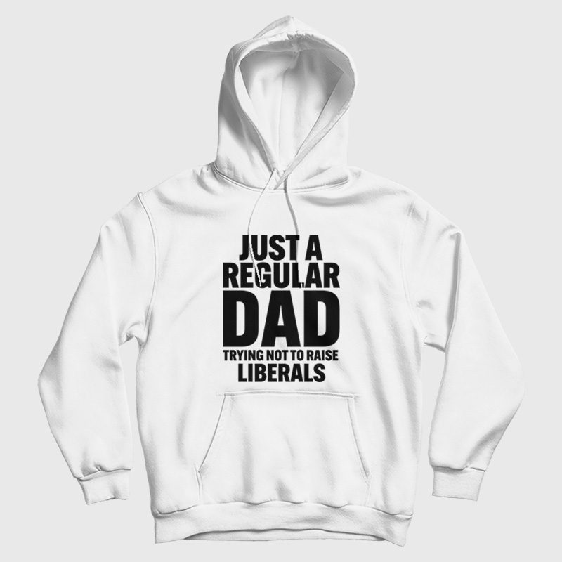 Just A Regular Dad Trying Not To Raise Liberals Hoodie Just A Regular Dad Trying Not To Raise Liberals Hoodie