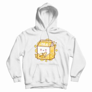 Kawaii Banana Milk Shake Hoodie