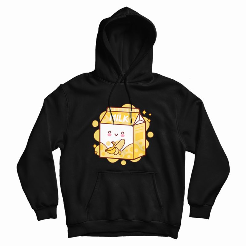 Kawaii Banana Milk Shake Hoodie Kawaii Banana Milk Shake Hoodie
