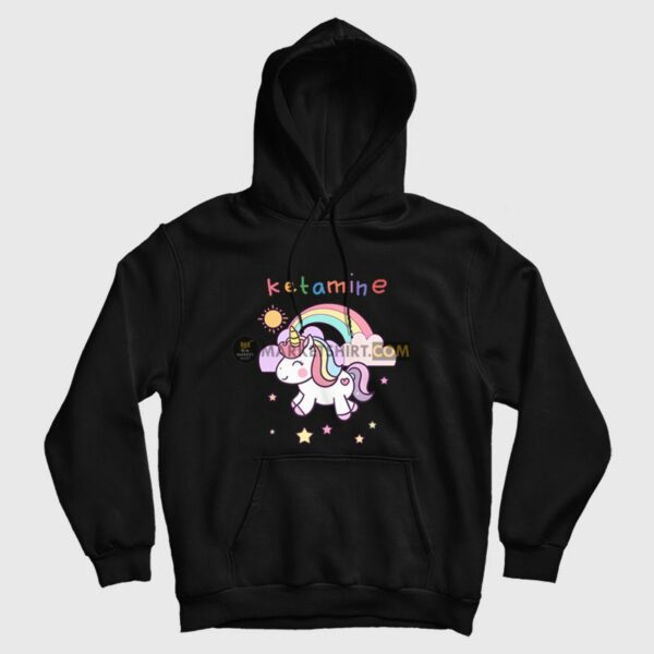 Ketamine Unicorn Horse Funny Hoodie