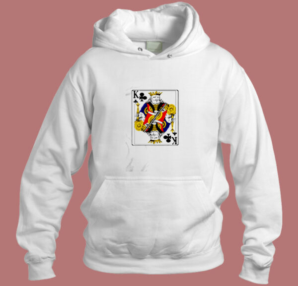 King Of Clubs Playing Card Aesthetic Hoodie Style