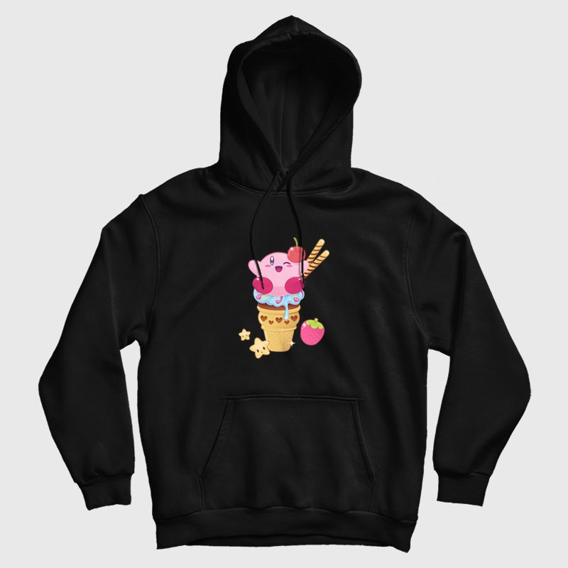 Kirby Ice Cream Hoodie Kirby Ice Cream Hoodie