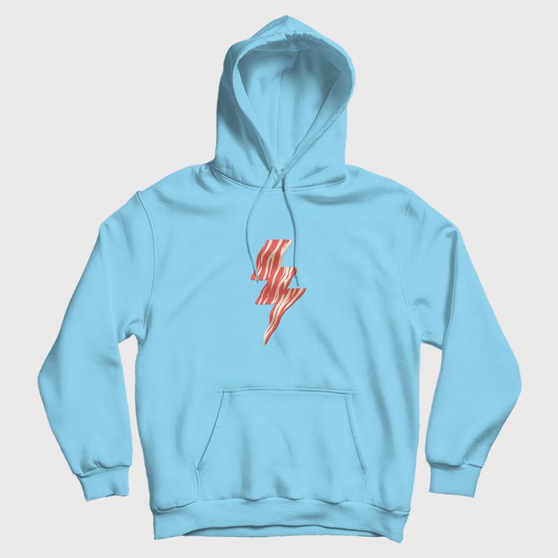 Last Man On Earth Bacon Lightning Bolt Hoodie Last Man On Earth Bacon Lightning Bolt Hoodie
