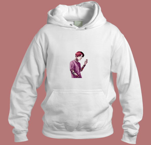 Lil Peep New Artwork Design To Honor Aesthetic Hoodie Style