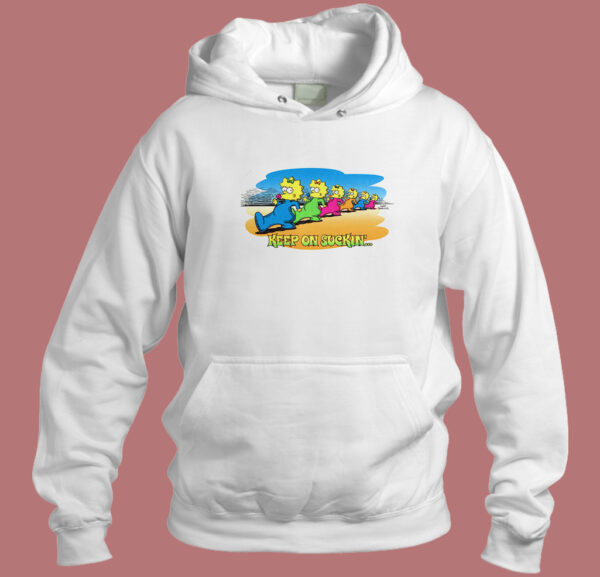 Lisa Simpson Keep On Suckin Hoodie Style