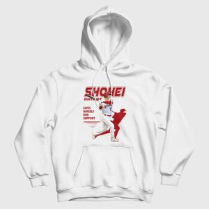 Los Angeles Angels Shohei Ohtani Gives Himself Run Support Hoodie 3